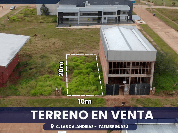 Lote en venta en Itaembé Guazú Zona comercial
